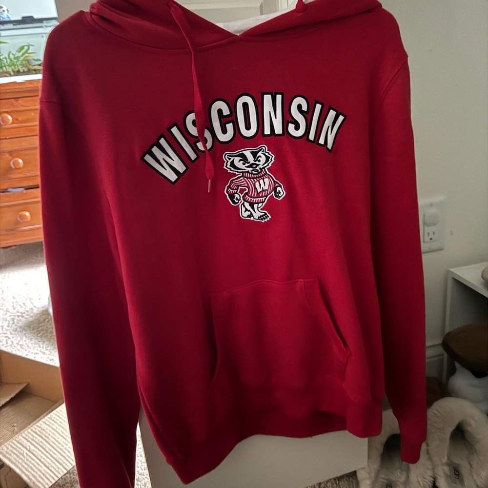 Women's Wisconsin Hoodie With Mascot